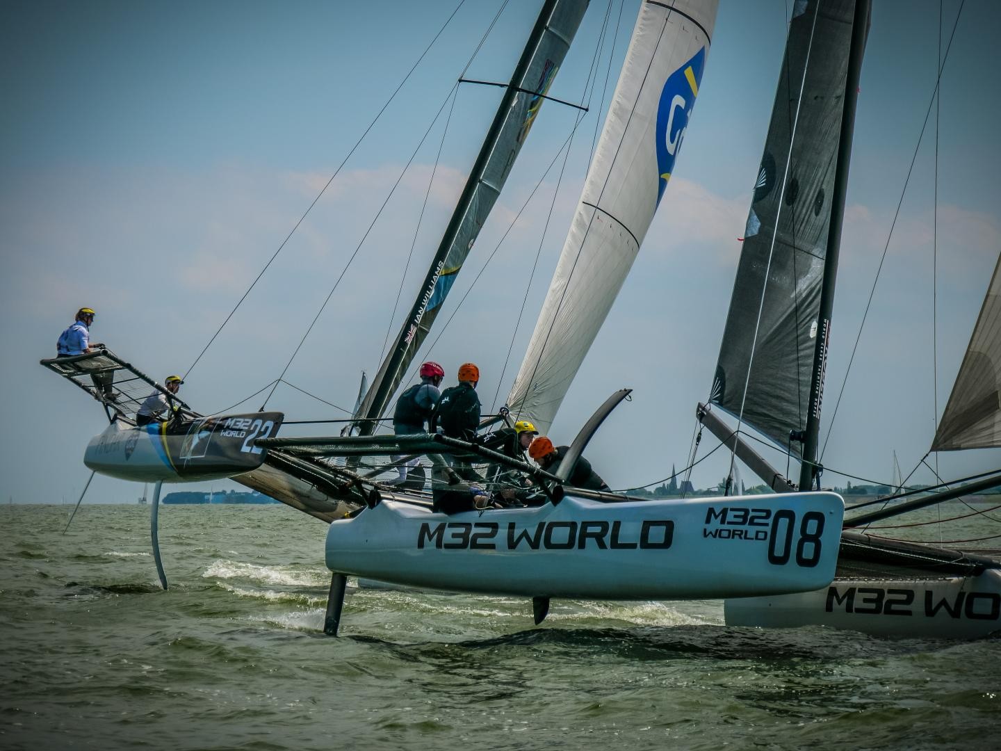  Medemblik M32 podium wide open going into final day