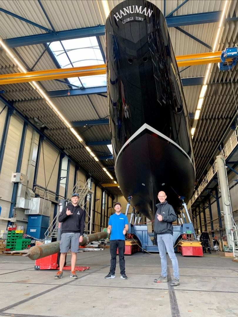 Royal Huisman is proud to present the 1st images of PHI’s scale model