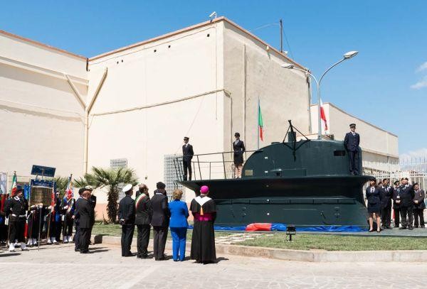 Gaeta, Cerimonia di inaugurazione del Monumento al Sommergibilista