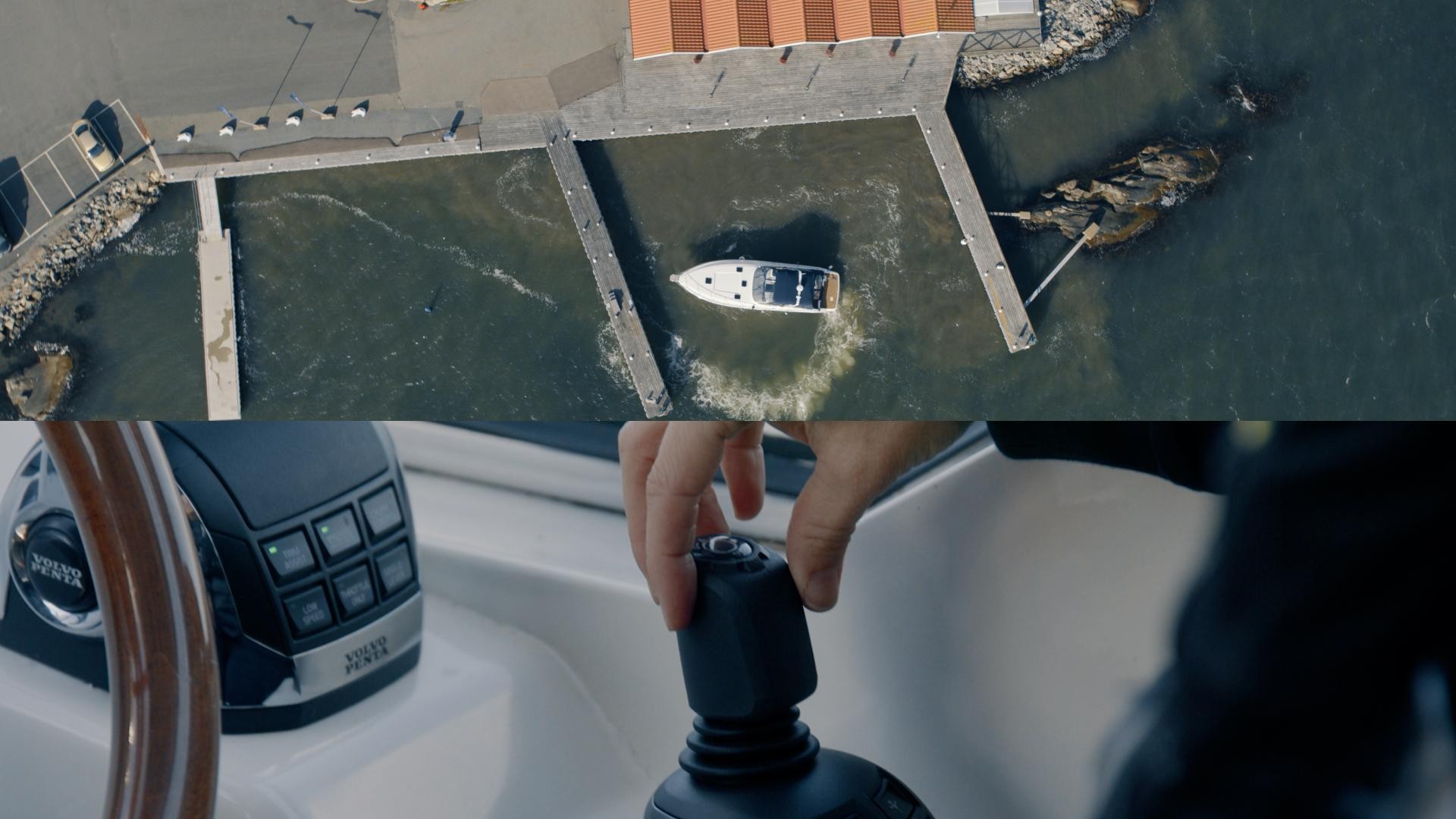 Volvo Penta Assisted Docking con Garmin Surround View Camera System