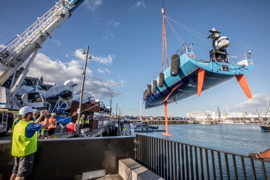 Volvo Ocean Race, Vestas 11th Hour Racing on the water in New Zealand