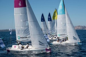 La flotta dei J/70, Audi Italian Sailing League - Final 2018