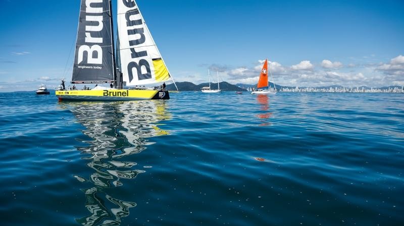Volvo Ocean Race: Team Brunel hold on to win toughest stage
