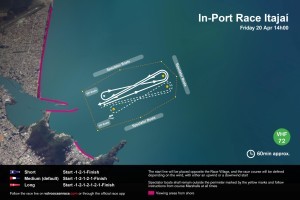 Find here the In-Port Race Itajaí Course Map