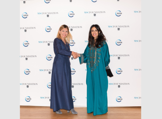 Foto_MSC Foundation Executive Director Daniela Picco and Razan Al Mubarak President of IUCN