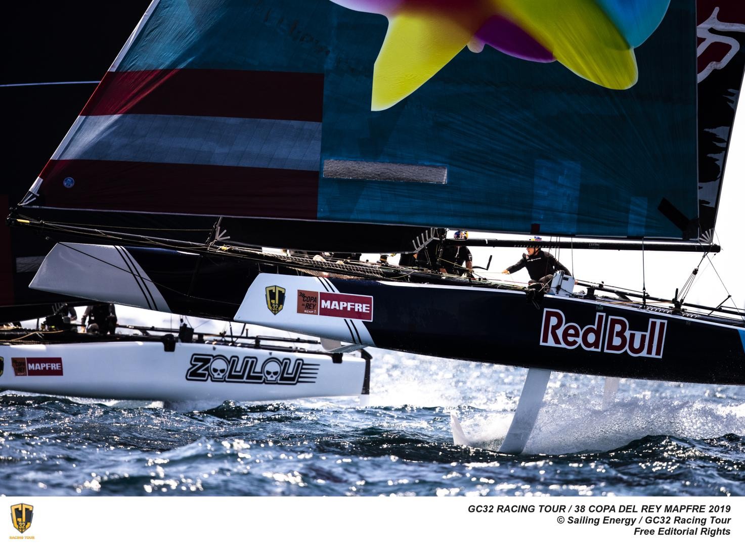 Oman Air match races to flying catamaran victory at Copa del Rey MAPFRE
