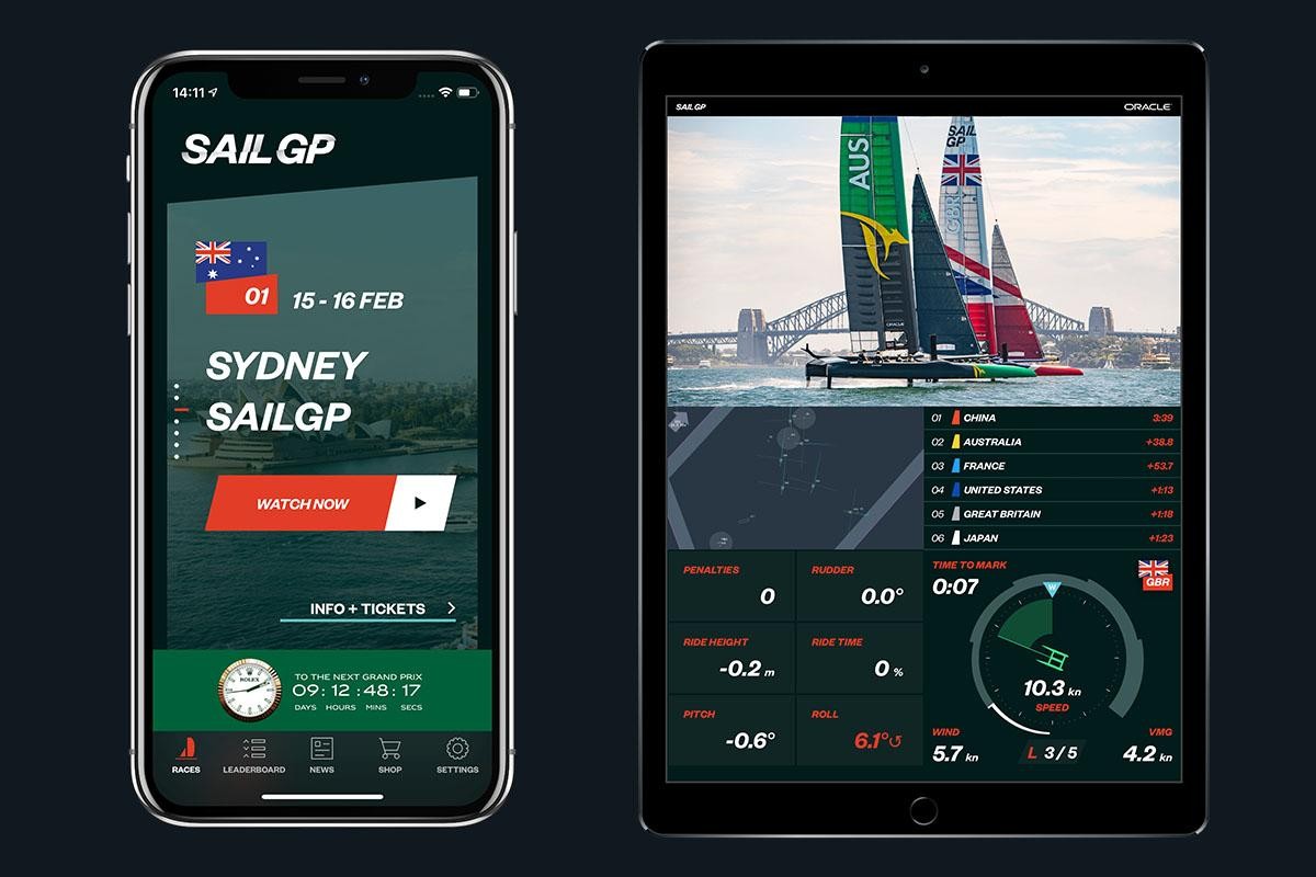 SailGP launches next generation mobile app
