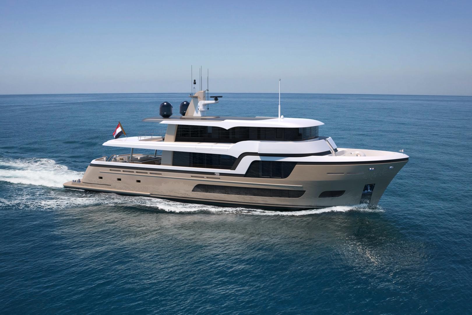 Van der Valk's 34m explorer motor yacht Lady Lene launched