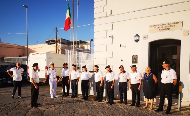 Accoglienza dell'Associazione Marinai d'Italia di Manfredonia