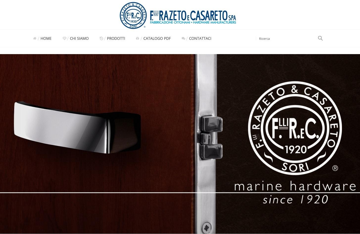 Il nuovo sito web della F.lli Razeto & Casareto