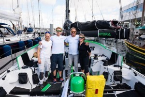 Team Hydra before the start from Marina Lanzarote