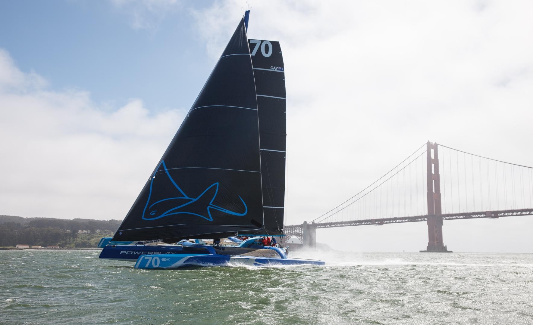 The MOD70 PowerPlay recently broke two ocean racing records.