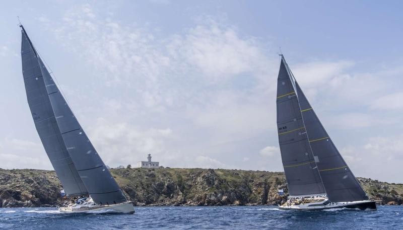 Superyacht Regatta - Grande Orazio leads at Southern Wind Trophy
