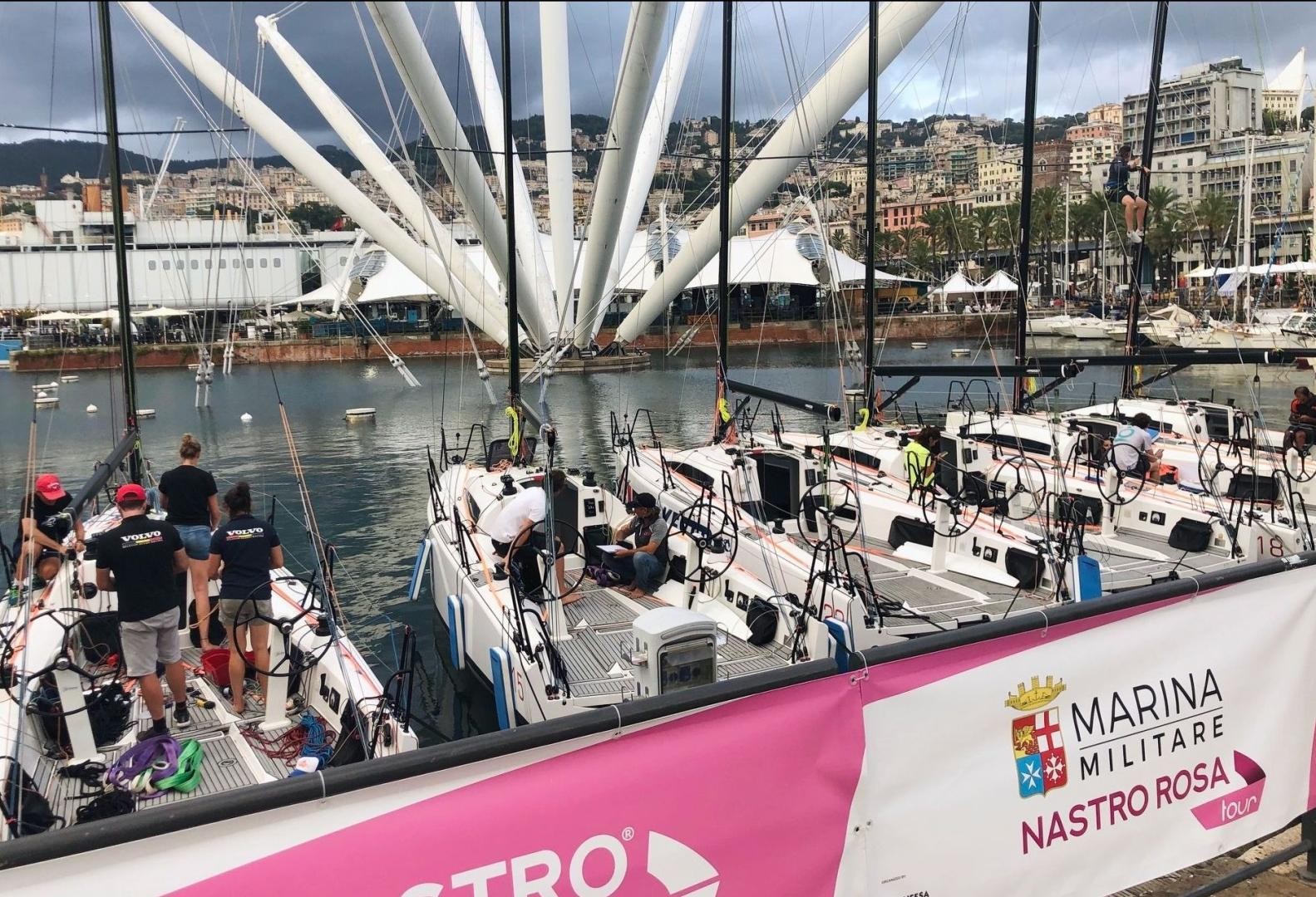 Tutto Pronto a Genova per la prima edizione del Marina Militare Nastro Rosa Campionato di Vela Offshore