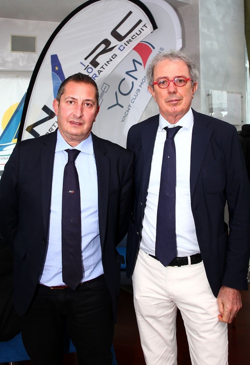 da sinistra. Presidente FIV Francesco Ettorre e Presidente Yacht Club Monfalcone - Home of Hannibal Germano Scarpa