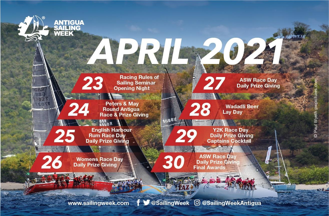 Antigua Sailing Week 2021 plans underway