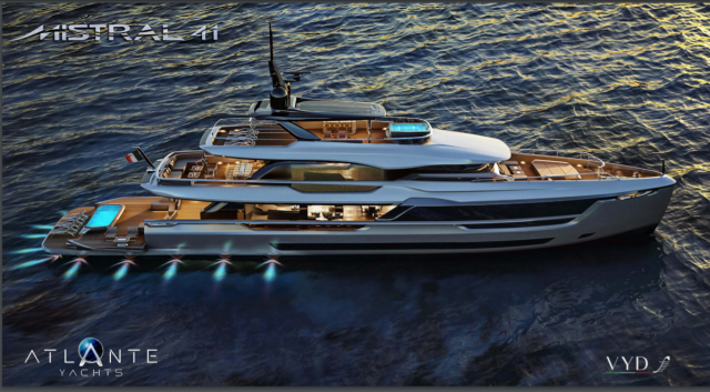 The Atlante Yachts Series reveal Mistral 41 metre Superyacht
