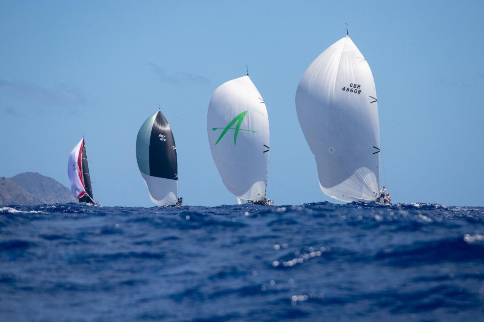 Champagne sailing on the final day of the BVI Spring Regatta & Sailing Festival ©Alastair Abrehart