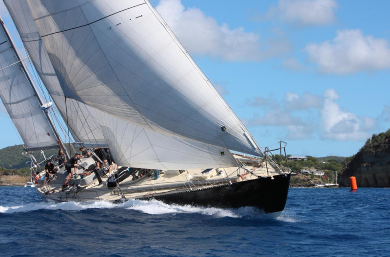 Marie Tabarly's classic 1973 ketch Pen Duick VI (FRA) © Tim Wright