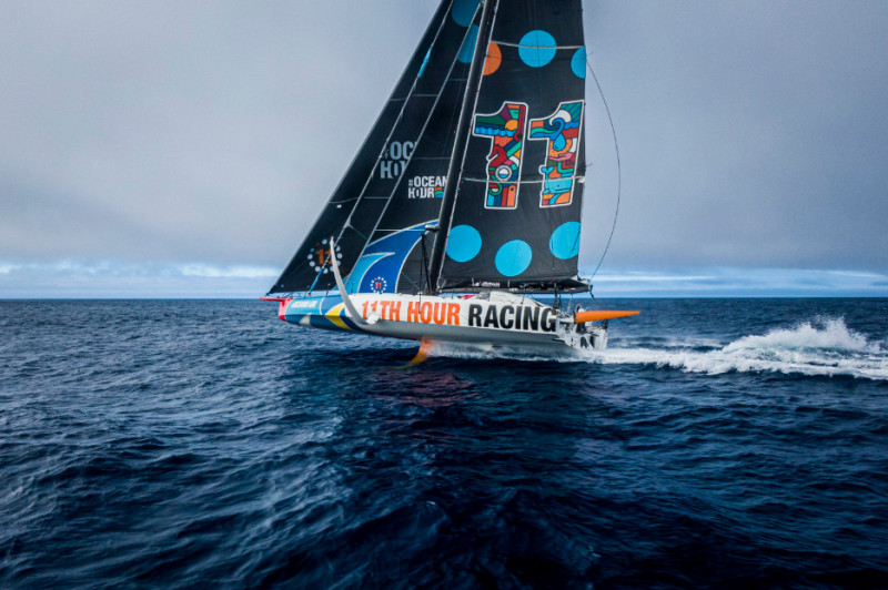 The Ocean Race 2022-23 - 18 March 2023, Leg 3 onboard 11th Hour Racing Team. Malama cruises in abnormally calm Southern Ocean conditions. © Amory Ross / 11th Hour Racing / The Ocean Race