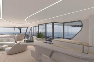 The new SolarImpact Yacht: the salon