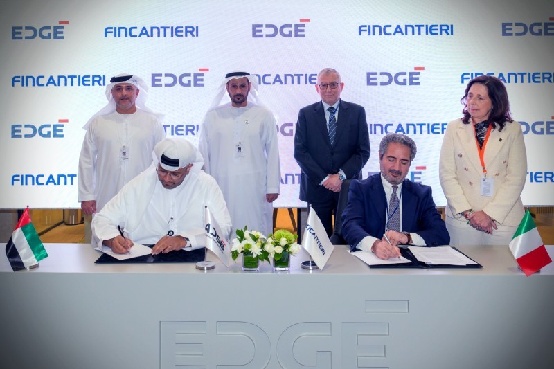 EDGE and Fincantieri Sign an Industrial Cooperation Agreement at Idex