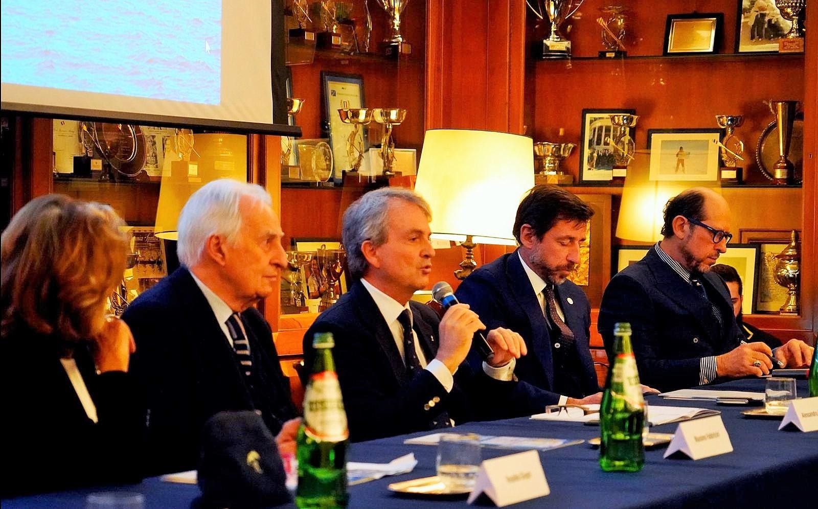 Da sinistra Giugni, Fabbricini, Rinaldi, Varaldo e Guazzini