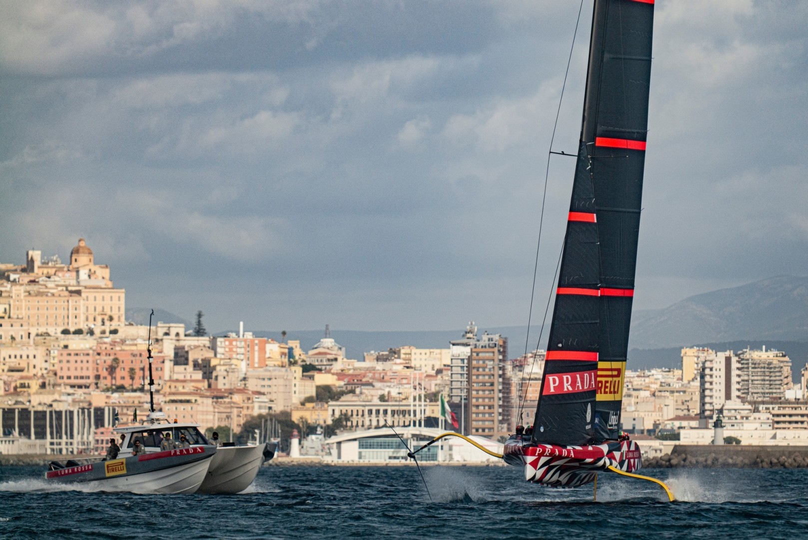 Luna Rossa put the pressure in the other teams
