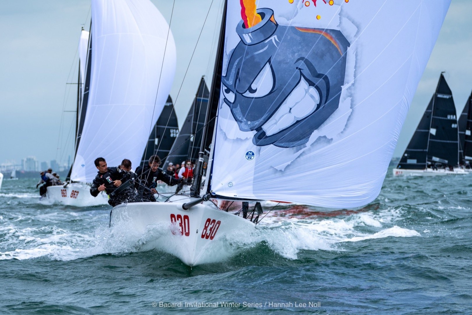 'Bombarda' leads the Melges 24 fleet after 3 races
