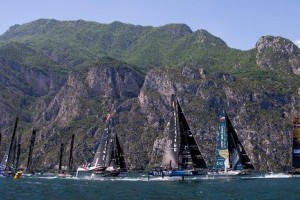 Mondiale GC32 a Riva del Garda: Team Tilt sale in vetta