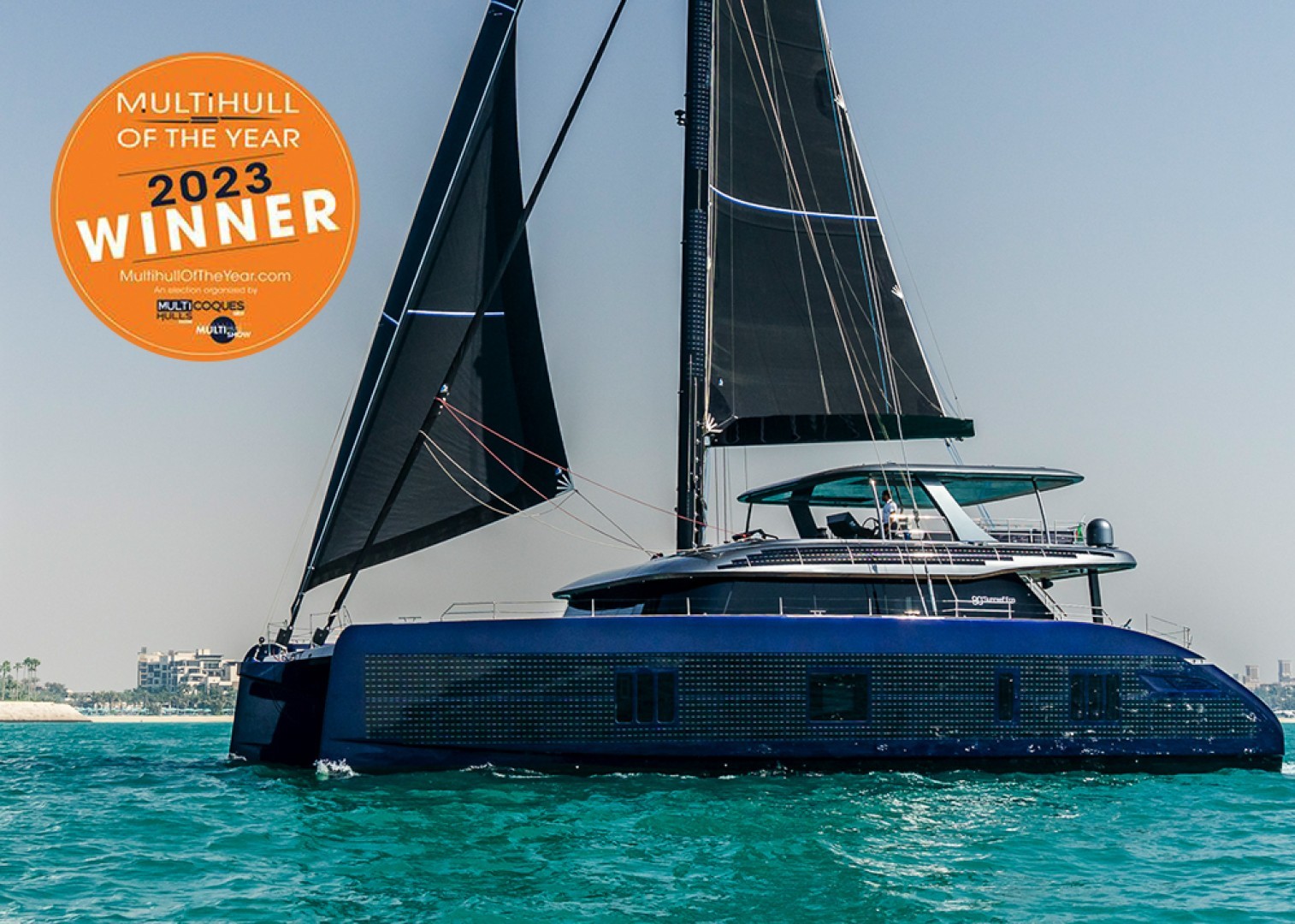 The Sunreef 80 Eco recognized as Multihull of the Year 2023