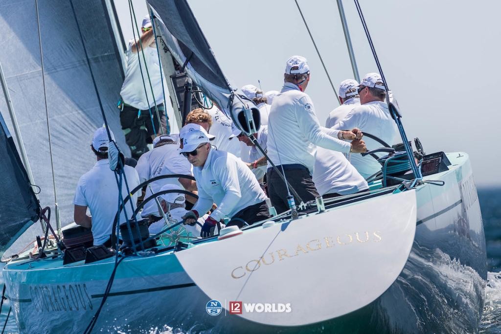Courageous (US-26) at the 12 Metre Worlds