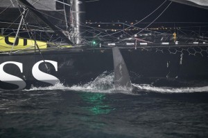 First images of the damage to the boat after Hugo Boss grounded
