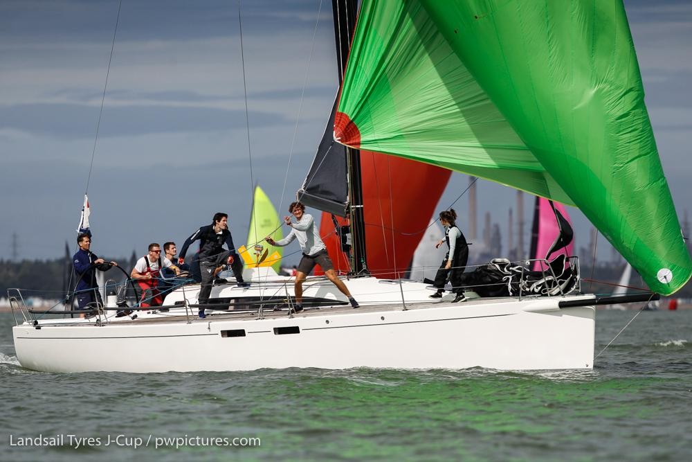 Hot Racing on Day Two of the Landsail Tyres J-Cup, 04 September 2020