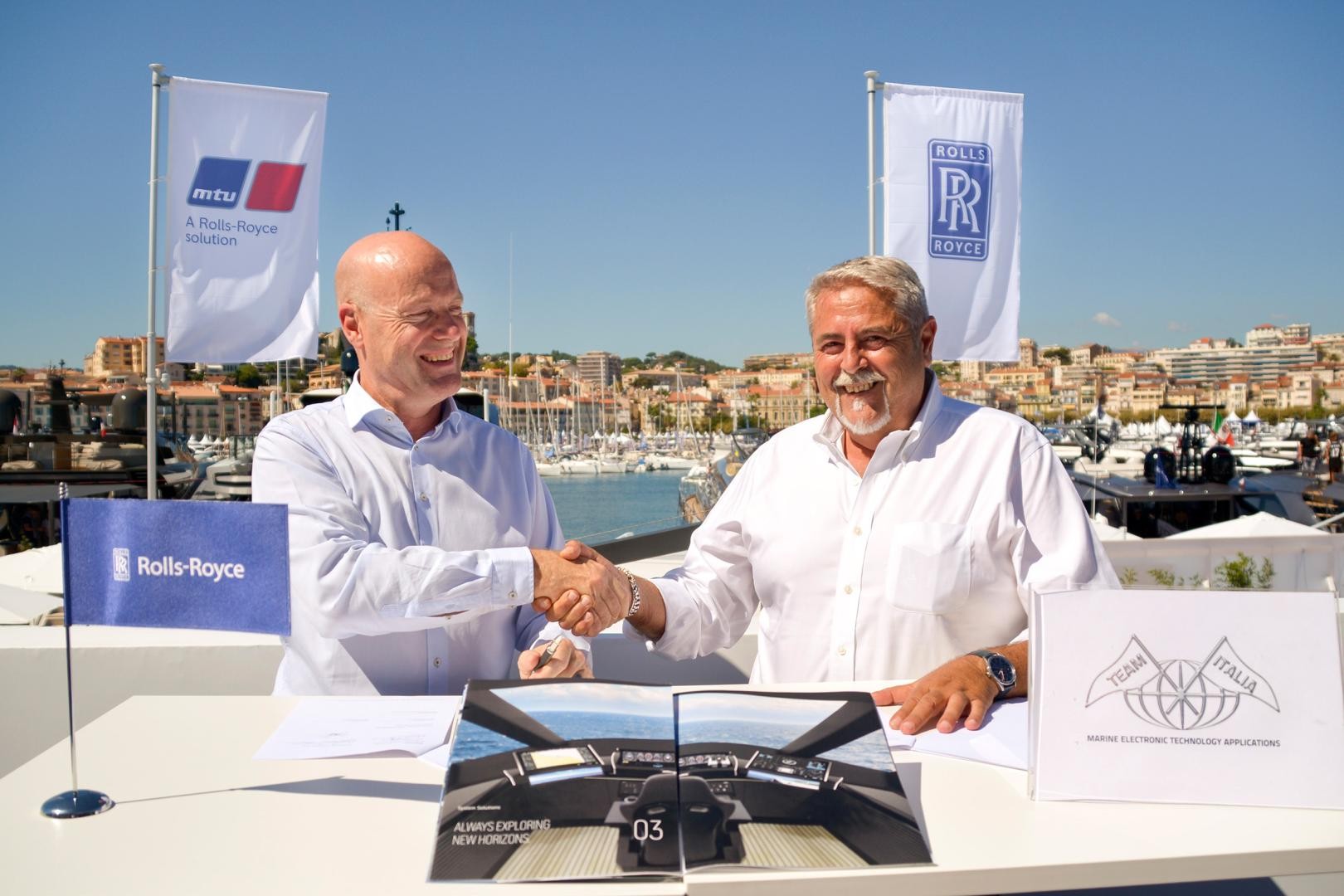 The Rolls-Royce Power Systems business unit and yacht bridge specialist Team Italia are joining forces