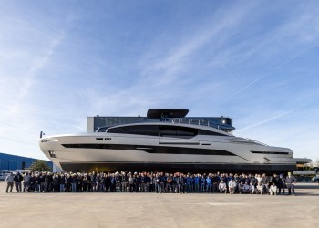 Mondolfo-based yard launches the first Pershing GTX116