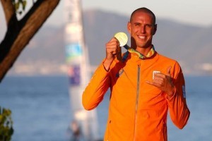 Dorian van Rijsselberghe ritira la medaglia d’oro a Rio 2016