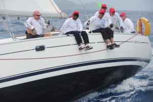 Sailors in the BVI Spring Regatta will proudly wear their coveted Mount Gay Red Caps