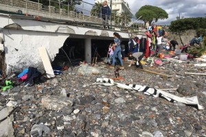 Lega Navale di Santa Margherita Ligure: le strutture distrutte dalla mareggiata
