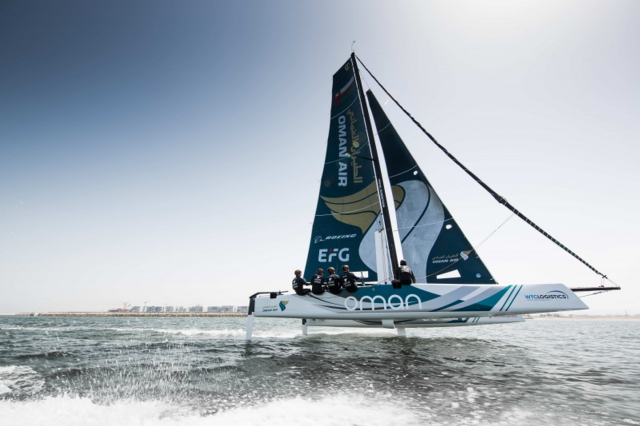 Extreme Sailing Series, Team Oman Air make their mark in Muscat