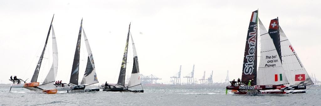 M32 European Series: Fantastic sailing just out the harbour of Valencia
