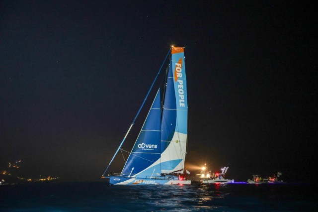 Thomas Ruyant and Morgan Lagravière (For People) take first place in the IMOCA category