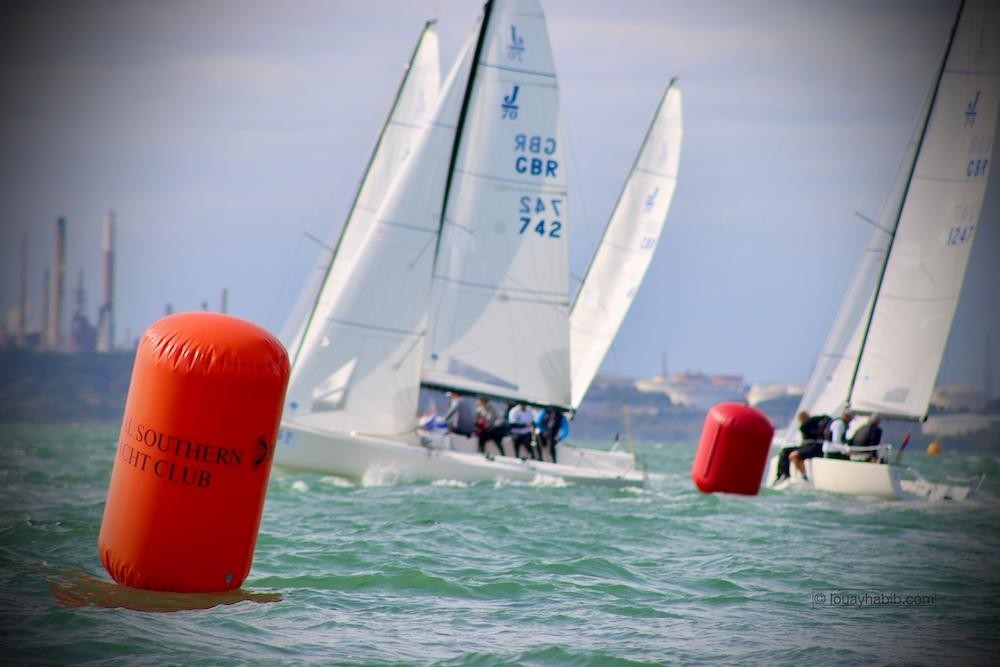Three-way Tie at the J/70 UK Nationals Championship – day one