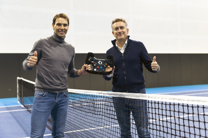 1. Rafael Nadal e Alejandro Agag, co-fondatore e presidente di E1