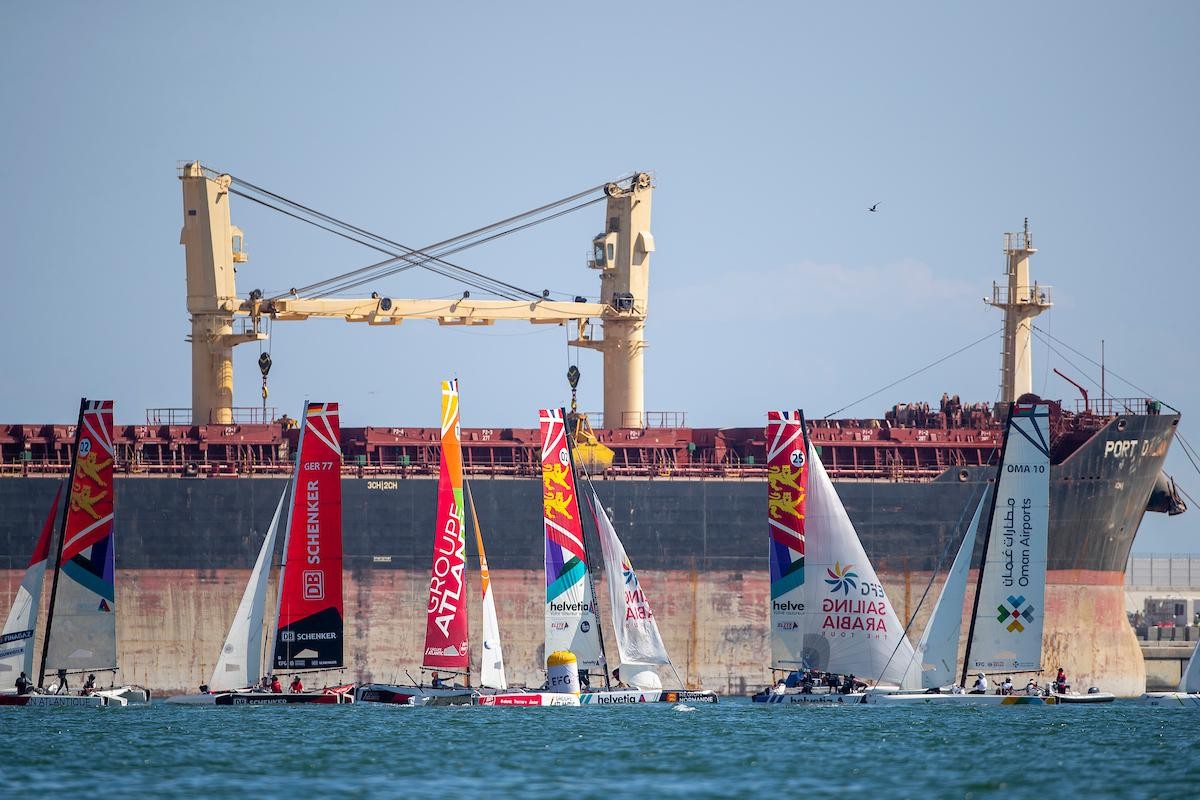 Competition tight after second stage of Sailing Arabia - The Tour