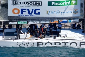 Spirit of Portopiccolo comincia a scaldare i muscoli alla Portopicolo Maxi Race 2018