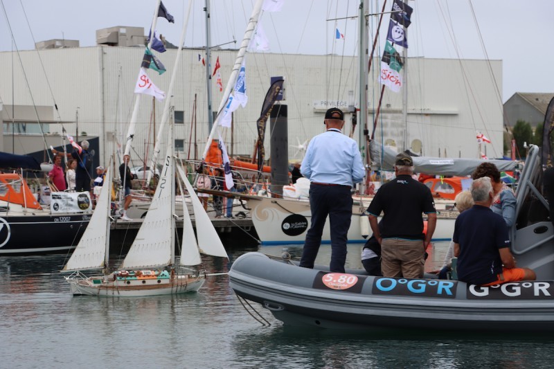 Don sailing" Suhaili" to victory. Credit: GGR2022/Nora Havel