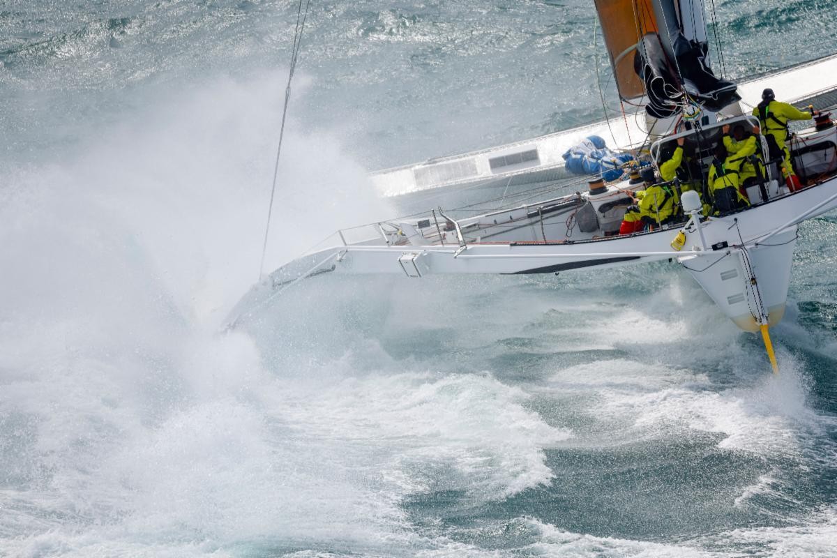 Competing for line honours and one of seven magnificent entries in the MOCRA class - Jason Carroll's MOD70 Argo (USA)