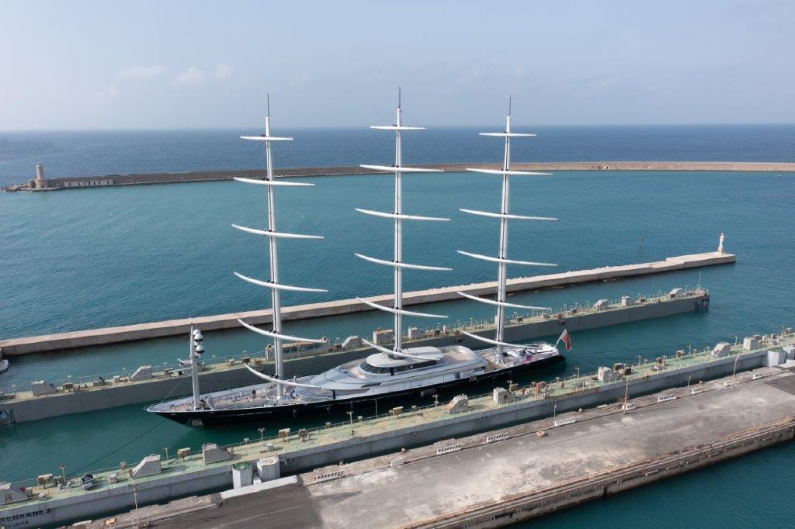 Maltese Falcon was entrusted to Lusben for a major and innovative refit