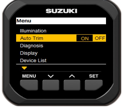 Suzuki fuoribordo TRIM automatico